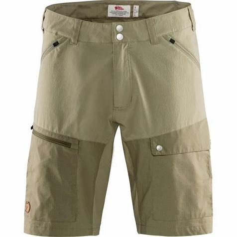 Fjallraven Men Abisko Shorts Dark Olive PH32984 Philippines